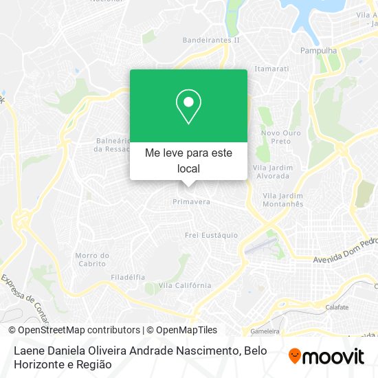 Laene Daniela Oliveira Andrade Nascimento mapa