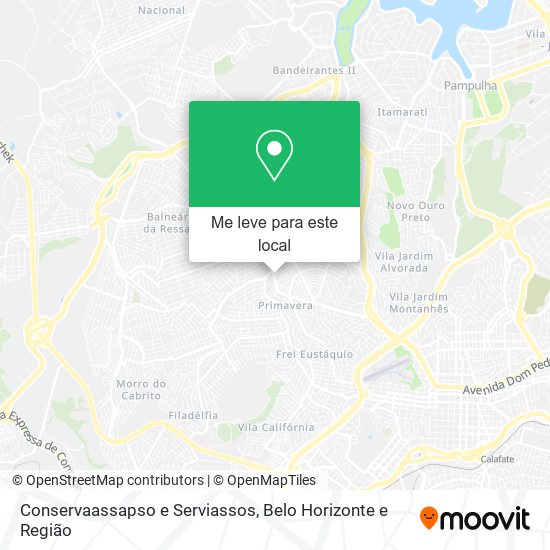 Conservaassapso e Serviassos mapa