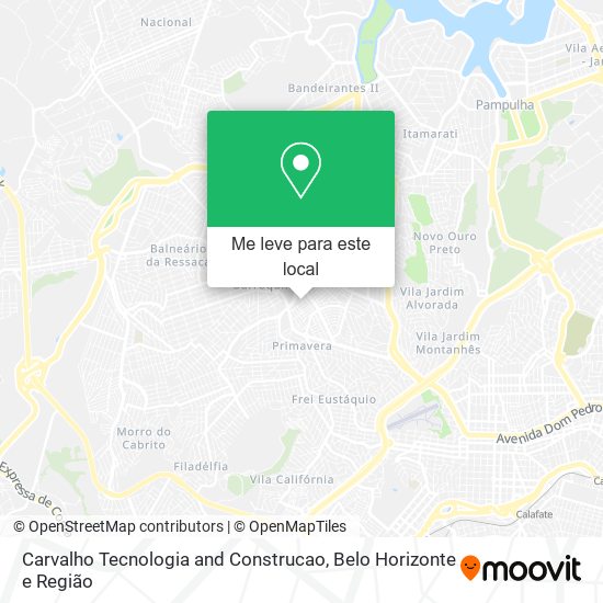 Carvalho Tecnologia and Construcao mapa