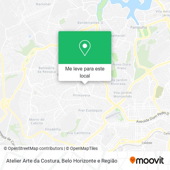 Atelier Arte da Costura mapa