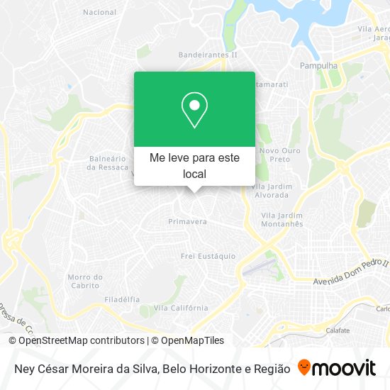 Ney César Moreira da Silva mapa