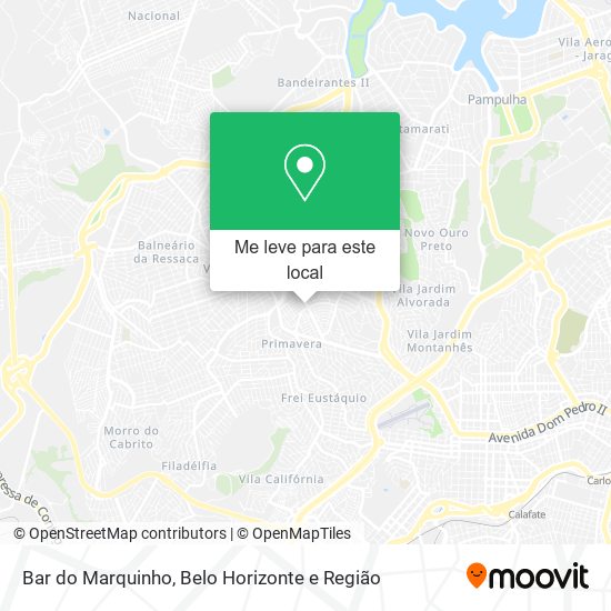 Bar do Marquinho mapa