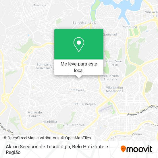 Akron Servicos de Tecnologia mapa