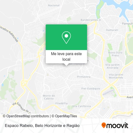 Espaco Rabelo mapa