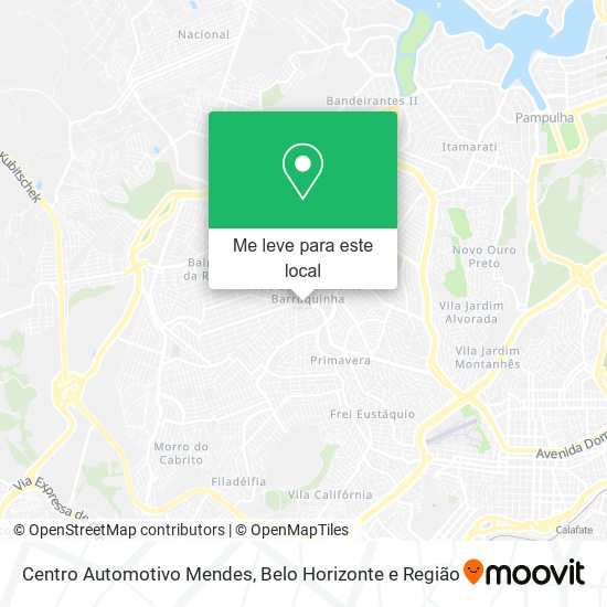 Centro Automotivo Mendes mapa