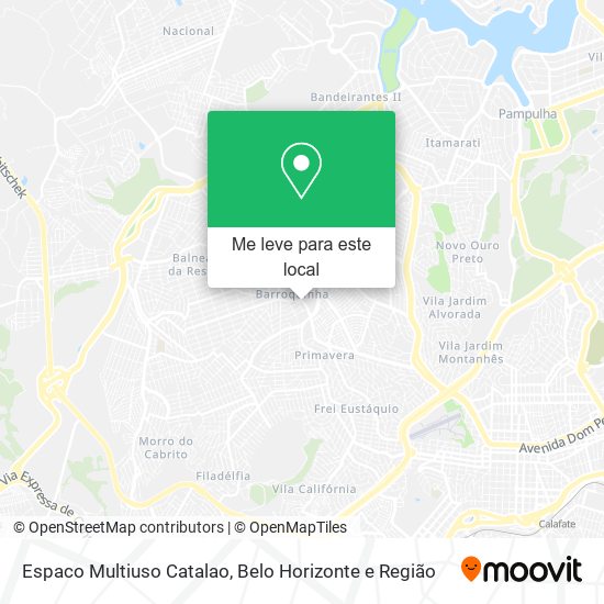 Espaco Multiuso Catalao mapa