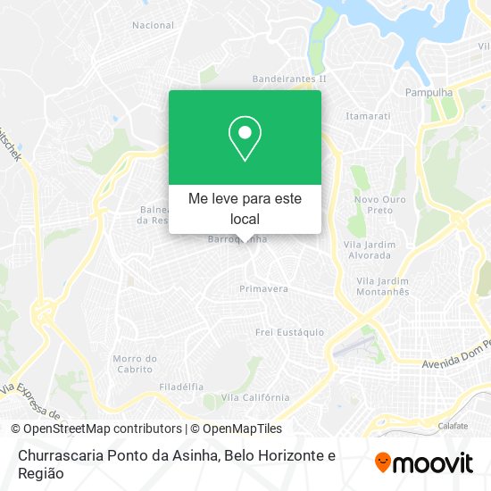 Churrascaria Ponto da Asinha mapa