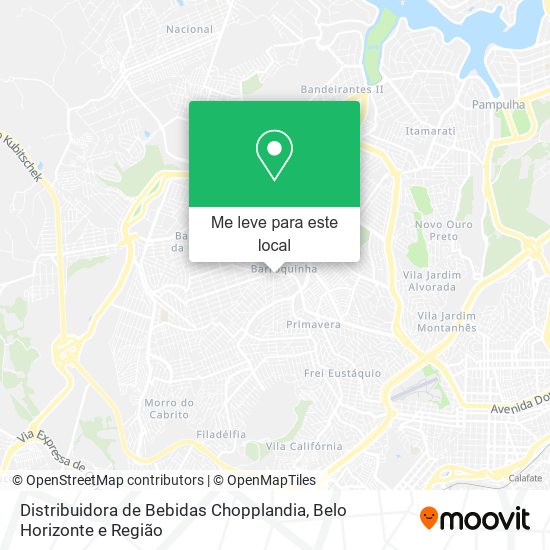 Distribuidora de Bebidas Chopplandia mapa