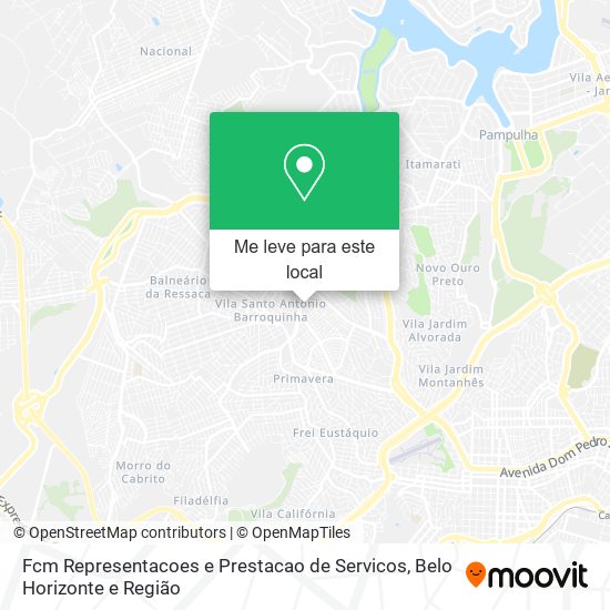 Fcm Representacoes e Prestacao de Servicos mapa