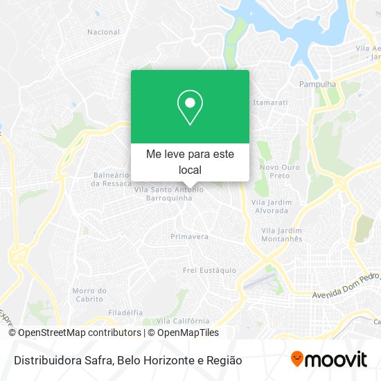 Distribuidora Safra mapa
