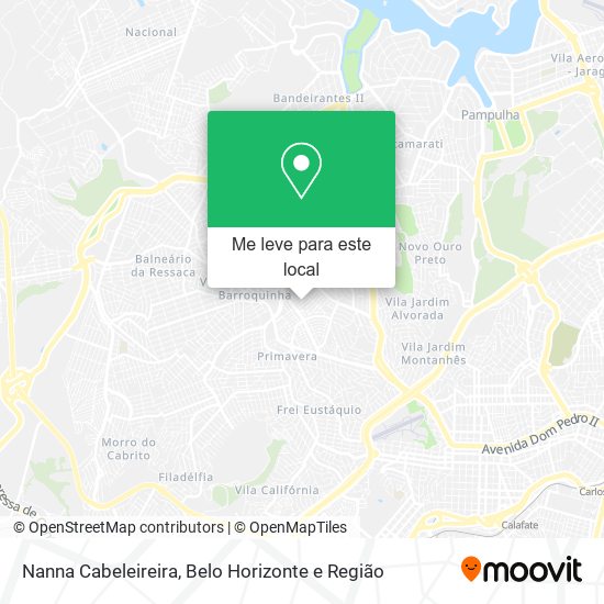 Nanna Cabeleireira mapa