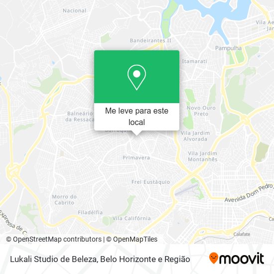 Lukali Studio de Beleza mapa