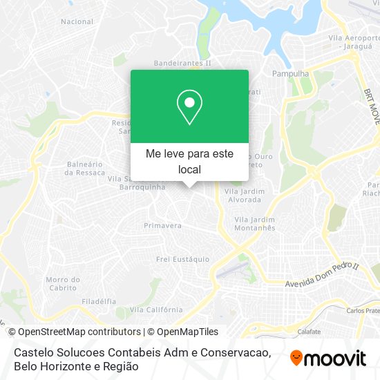 Castelo Solucoes Contabeis Adm e Conservacao mapa