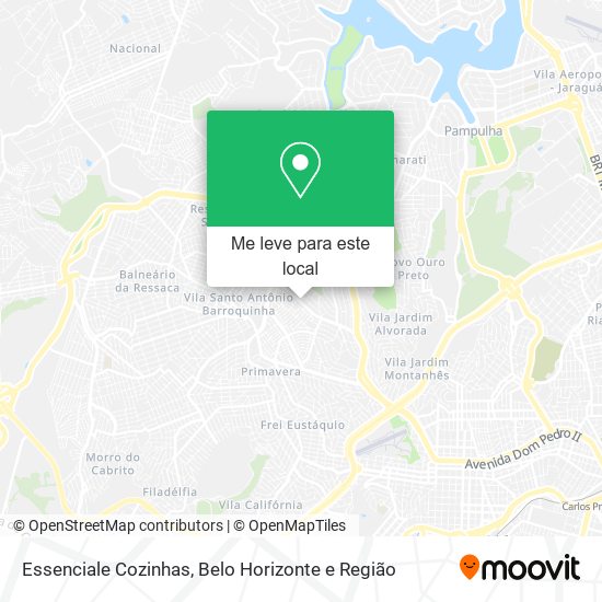 Essenciale Cozinhas mapa