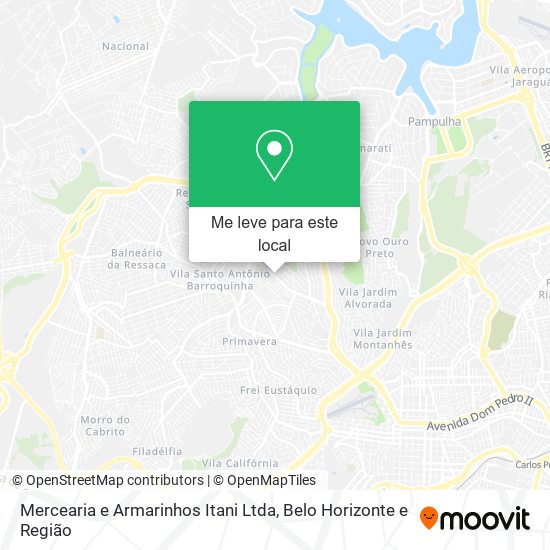 Mercearia e Armarinhos Itani Ltda mapa