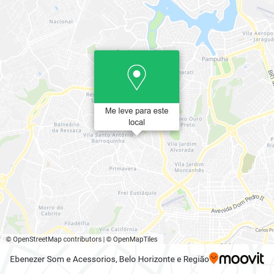 Ebenezer Som e Acessorios mapa