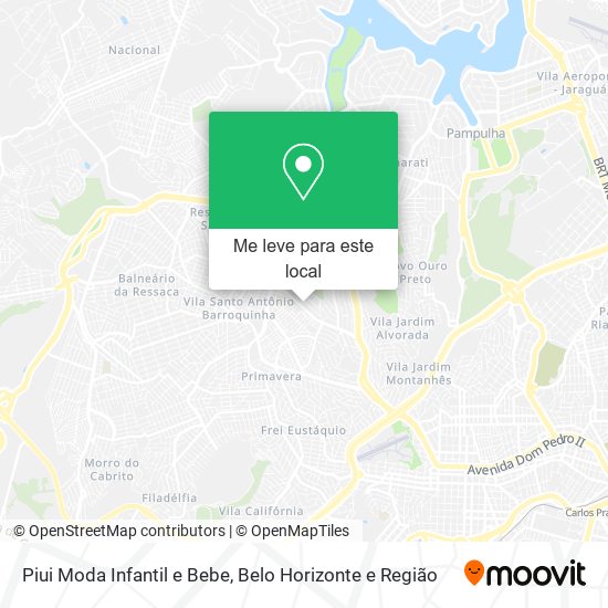 Piui Moda Infantil e Bebe mapa