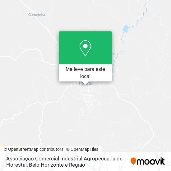 Associação Comercial Industrial Agropecuária de Florestal mapa