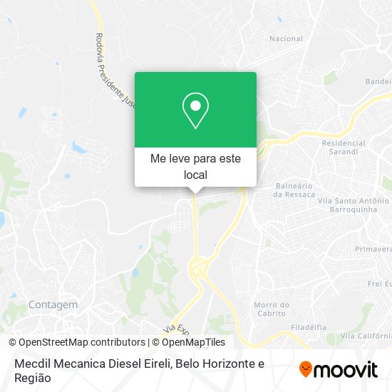 Mecdil Mecanica Diesel Eireli mapa