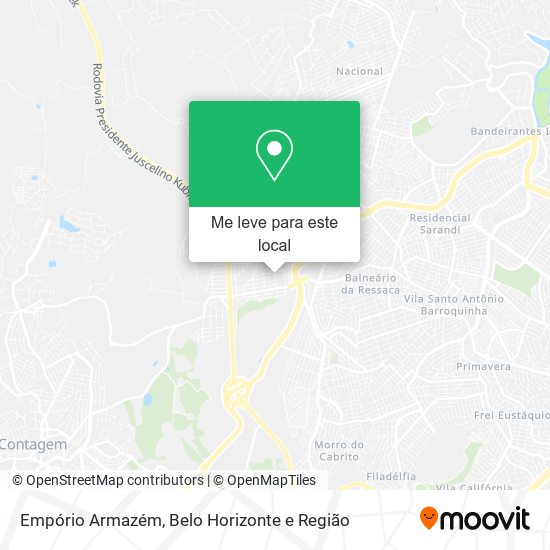 Empório Armazém mapa