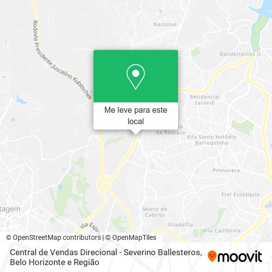 Central de Vendas Direcional - Severino Ballesteros mapa