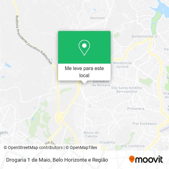 Drogaria 1 de Maio mapa