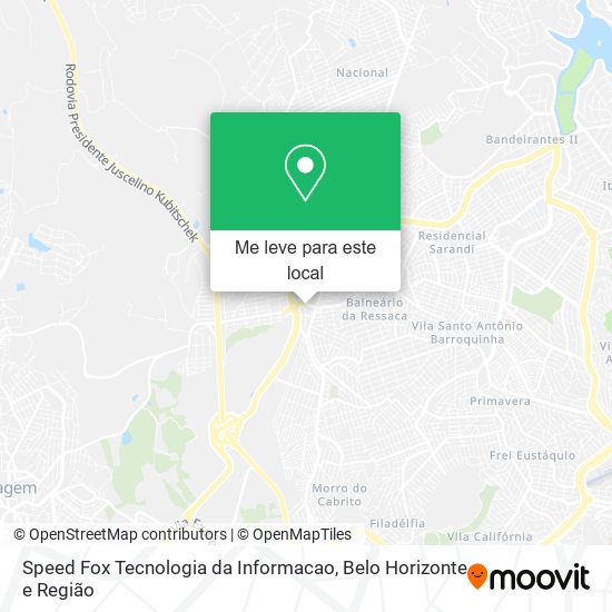 Speed Fox Tecnologia da Informacao mapa