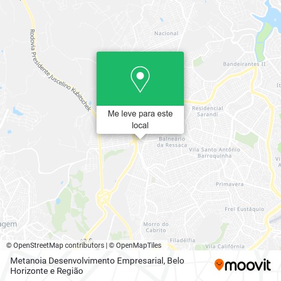 Metanoia Desenvolvimento Empresarial mapa