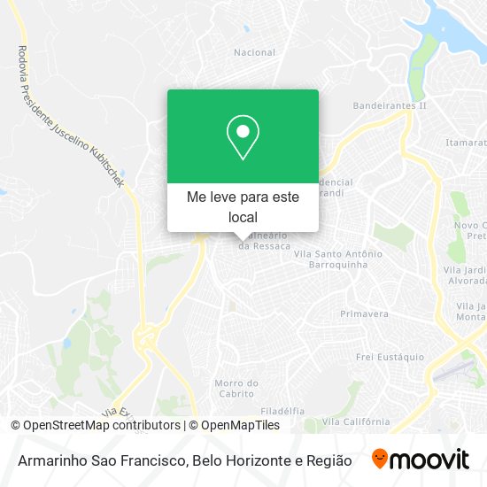 Armarinho Sao Francisco mapa