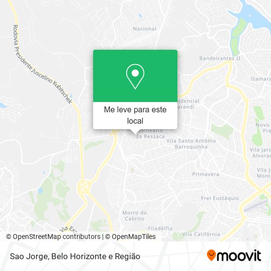 Sao Jorge mapa