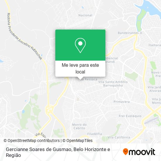 Gercianne Soares de Gusmao mapa