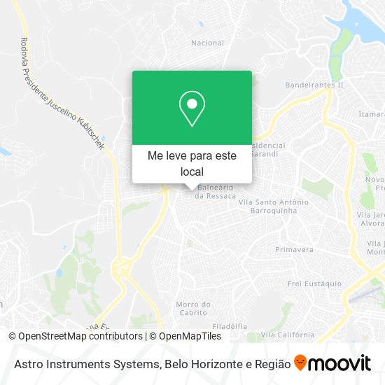 Astro Instruments Systems mapa