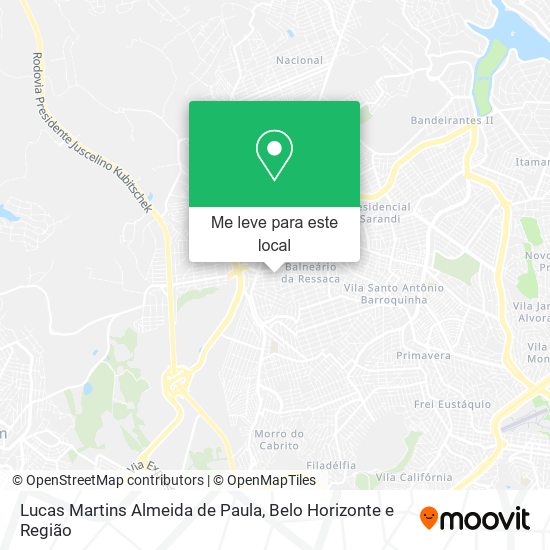 Lucas Martins Almeida de Paula mapa