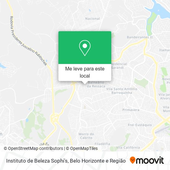 Instituto de Beleza Sophi's mapa