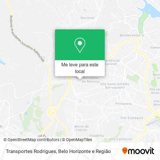 Transportes Rodrigues mapa