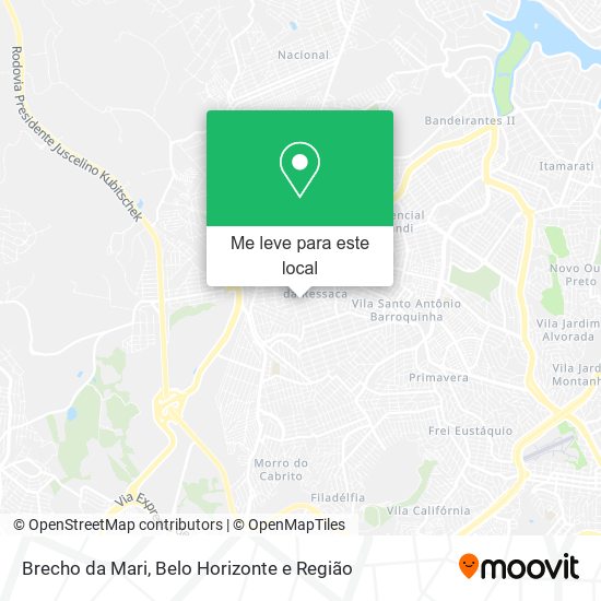 Brecho da Mari mapa