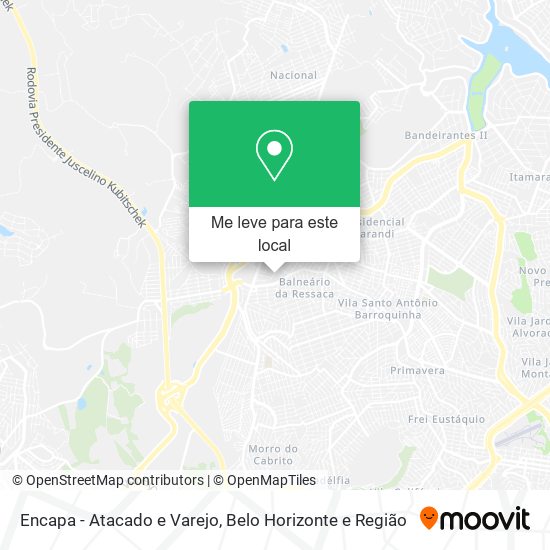Encapa - Atacado e Varejo mapa