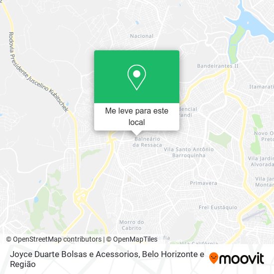 Joyce Duarte Bolsas e Acessorios mapa