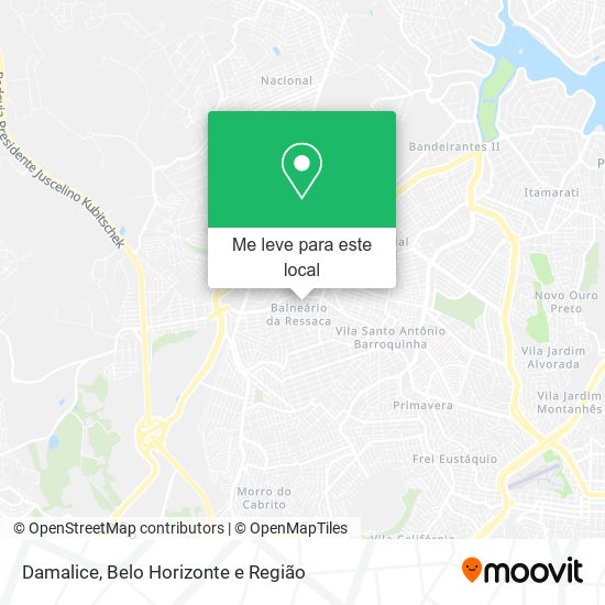 Damalice mapa