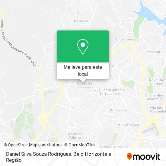 Daniel Silva Souza Rodrigues mapa