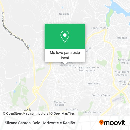 Silvana Santos mapa
