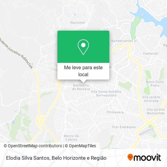Elodia Silva Santos mapa