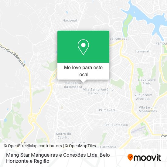Mang Star Mangueiras e Conexões Ltda mapa