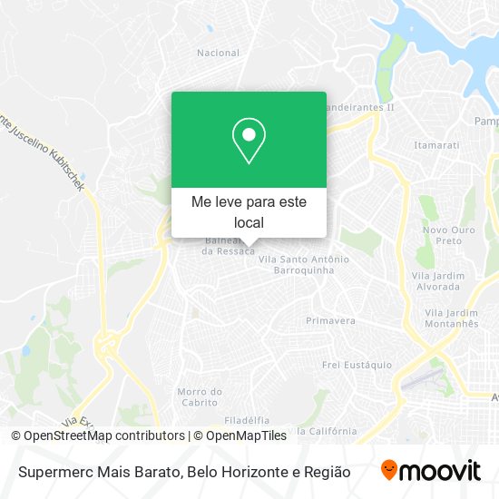 Supermerc Mais Barato mapa