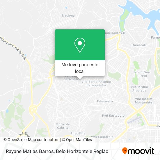 Rayane Matias Barros mapa