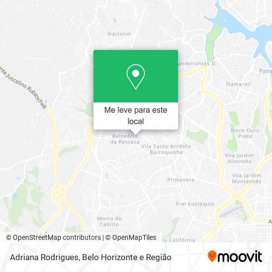 Adriana Rodrigues mapa