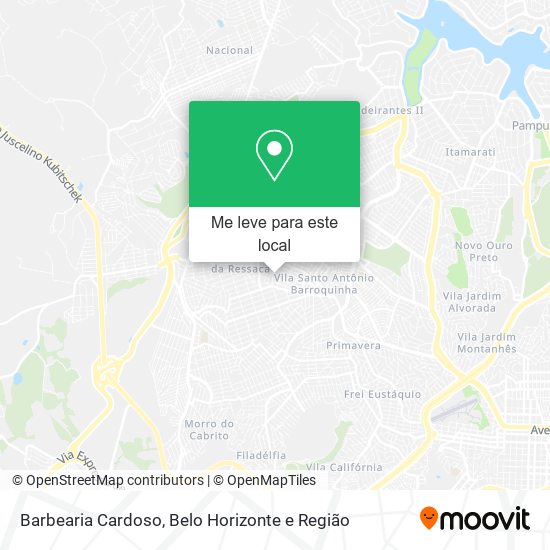 Barbearia Cardoso mapa