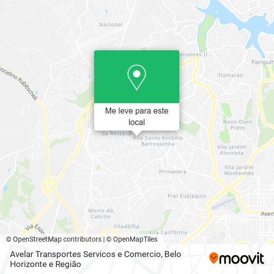 Avelar Transportes Servicos e Comercio mapa