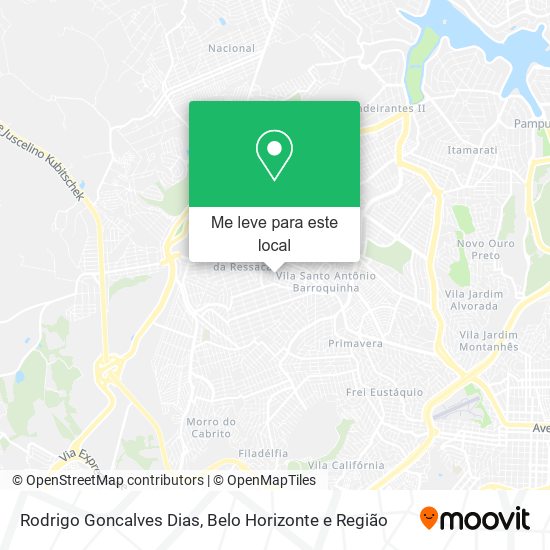 Rodrigo Goncalves Dias mapa