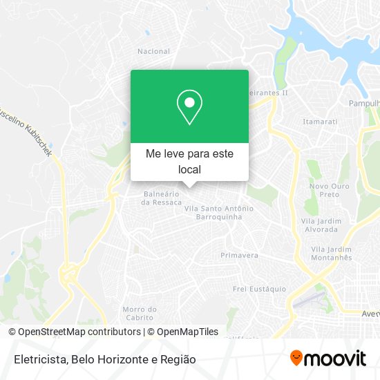 Eletricista mapa